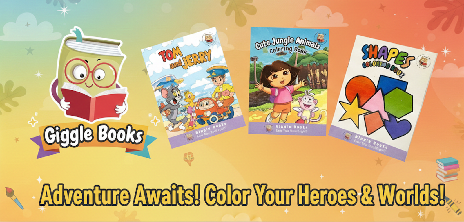 Giggle Books banner 2